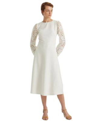Ralph Lauren white Dress Macy’s